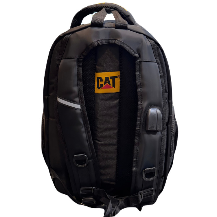 کوله پشتی دو خانه مارک Cat اسپرت جنس پارچه برزنتی دیبا ضد آب
