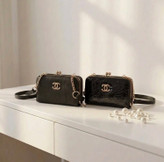 کیف زنانه مارک chanel جنس چرم مصنوعی ورنی
