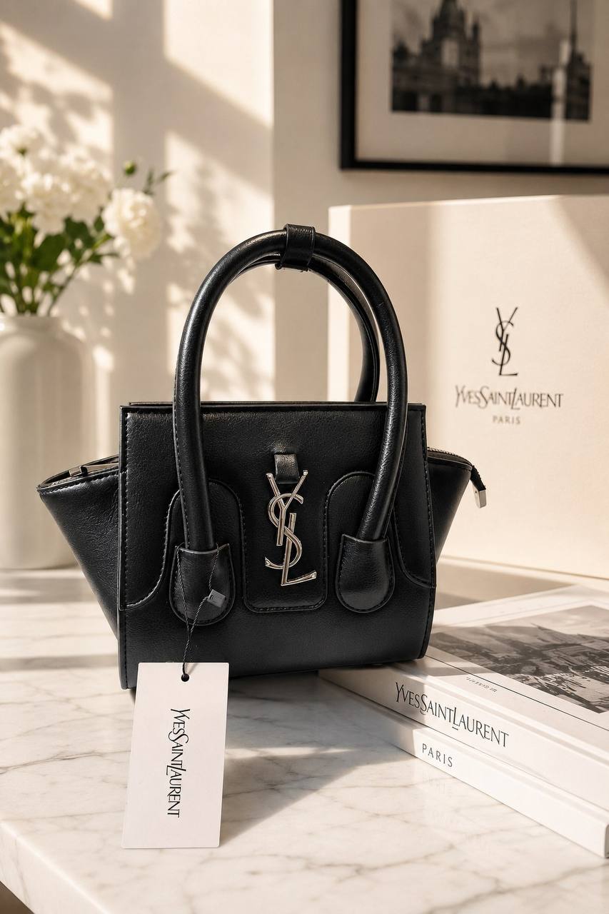 کیف دخترانه دستی و دوشی سایز کوچیک مارک Ysl جنس چرم مصنوعی خارجی