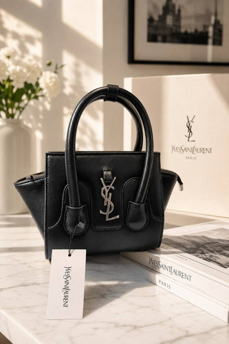 کیف دخترانه دستی و دوشی سایز کوچیک مارک Ysl جنس چرم مصنوعی خارجی