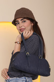 کیف زنانه پاسپورتی دسته بلند Lv جنس چرم مصنوعی خارجی