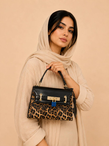 کیف زنانه دستی و دوشی Hermes سنگی جنس چرم مصنوعی ورنی خارجی