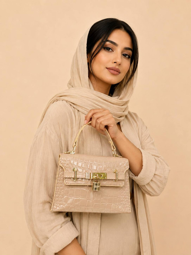 کیف زنانه دستی و دوشی Hermes سنگی جنس چرم مصنوعی ورنی خارجی