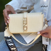 کیف زنانه پاسپورتی دستی و دوشی مارک Fendi جنس چرم مصنوعی خارجی