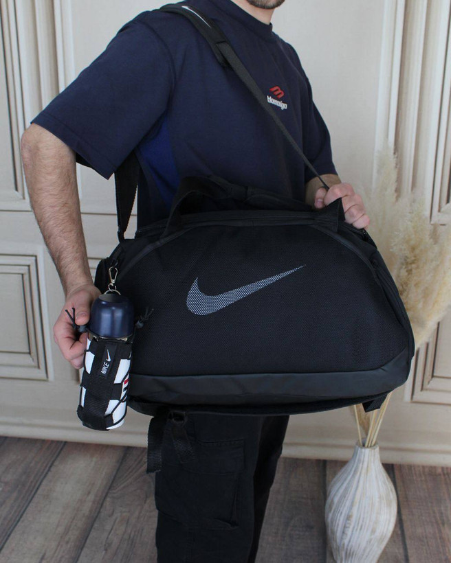 ساک ورزشی اسپرت مارک Nike با قابلیت کوله شدن جنس برزنت خارجی