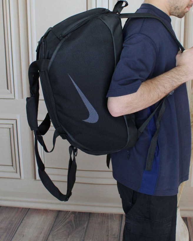 ساک ورزشی اسپرت مارک Nike با قابلیت کوله شدن جنس برزنت خارجی