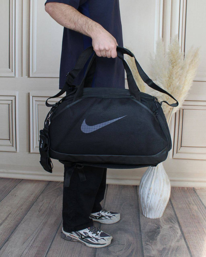 ساک ورزشی اسپرت مارک Nike با قابلیت کوله شدن جنس برزنت خارجی