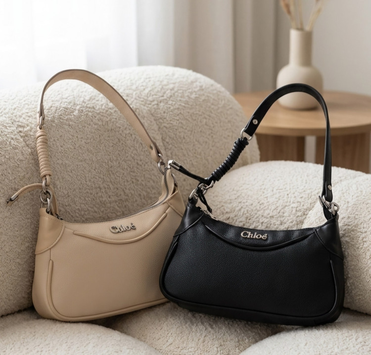 کیف زنانه پاسپورتی مارک Chloe مدل دستی و دوشی جنس چرم مصنوعی خارجی