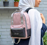 کوله پشتی فانتزی جنس پارچه برزنتی خارجی