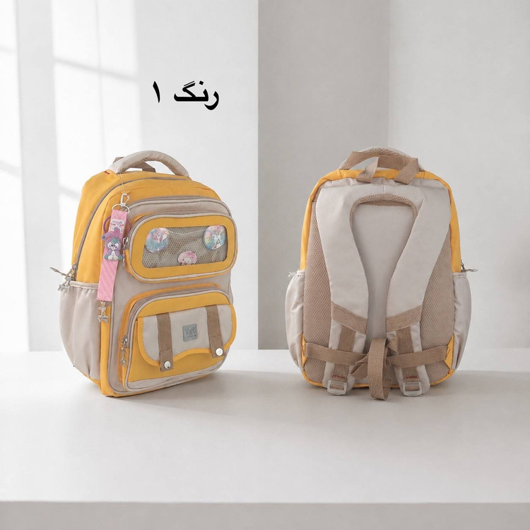 کوله پشتی مدرسه ای اسپرت ۱۴ رنگ جنس پارچه ای خارجی ضد آب