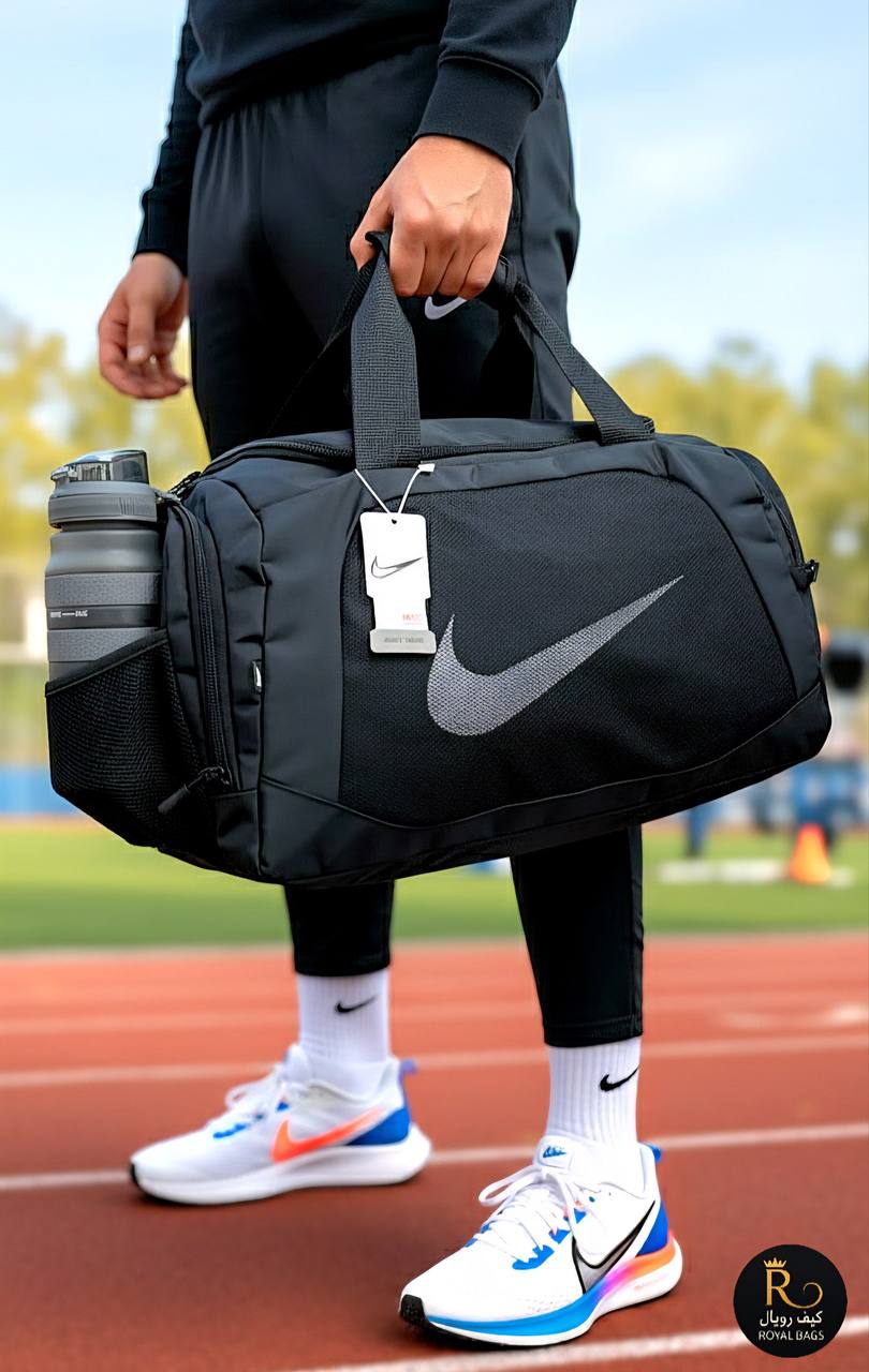 ساک ورزشی مارک Nike جاکفشی دار جنس پارچه دیبا خارجی ضد آب