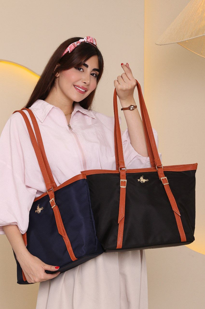 کیف زنانه مارک Polo مدل رو دوشی جنس پارچه برزنتی خارجی