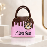 کیف دخترانه Piton bear مدل دستی و دوشی از جنس چرم مصنوعی خارجی