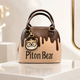 کیف دخترانه Piton bear مدل دستی و دوشی از جنس چرم مصنوعی خارجی