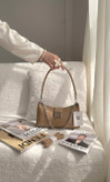 کیف زنانه پاسپورتی مارک مدل دستی و دوشی زنجیر دار جنس چرم مصنوعی خارجی بسیار با کیفیت