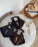 کیف زنانه مارک YSL مدل قایقی دستی و دوشی جنس چرم مصنوعی خارحی