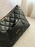 کیف زنانه مارک chanel مدل دستی و دوشی از جنس چرم مصنوعی صابونی خارجی درجه ۱
