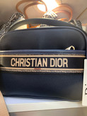 کیف زنانه پاسپورتی مارک dior مدل دوشی ۳ زیپ جنس چرم مصنوعی شرانگ خارجی