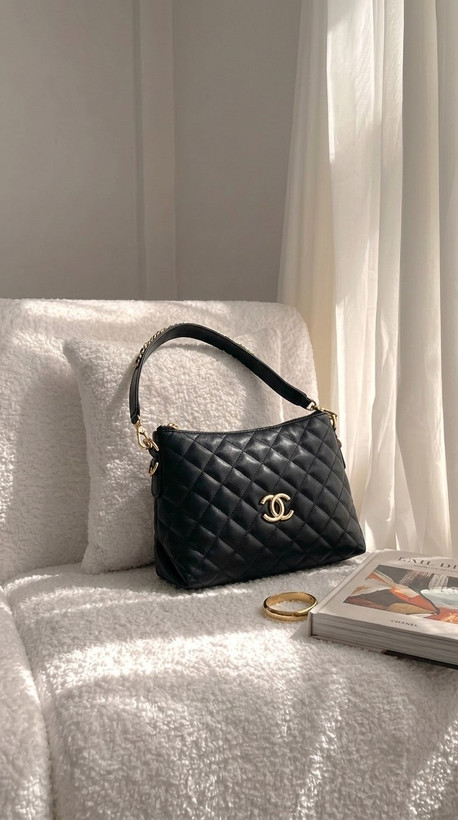کیف زنانه مارک Chanel مدل دستی و دوشی جنس چرم مصنوعی خارجی درجه ۱