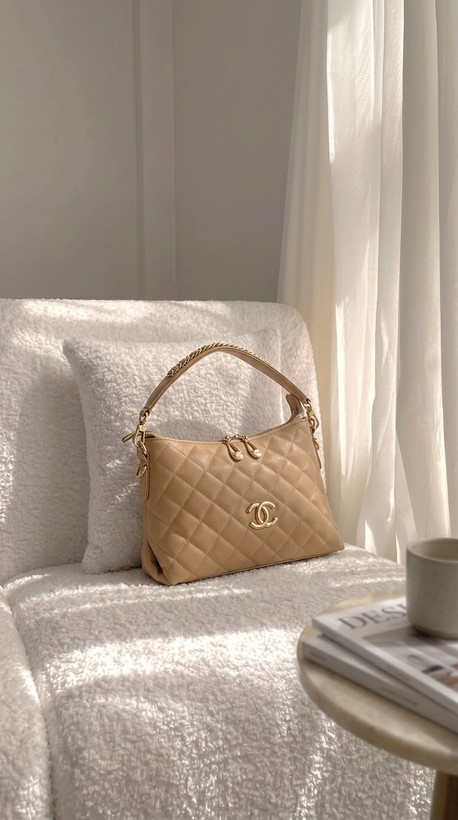 کیف زنانه مارک Chanel مدل دستی و دوشی جنس چرم مصنوعی خارجی درجه ۱
